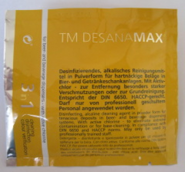 TM DESANA MAXcl chlorhaltig Desinfektionsreiniger für Bier- Softdrink und Weinschankanlagen