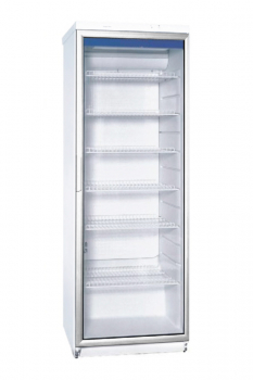 Glastürkühlschrank CD 350 mit Umluftkühlung - weiß