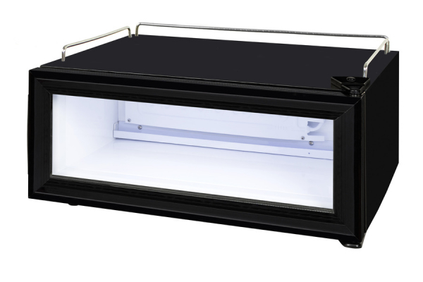 Mini POS-Glastürkühlschrank – GCGD15 schwarz