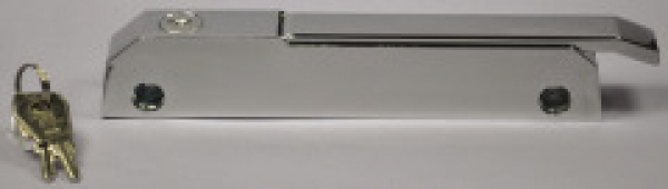 Kühlschrankschloss mit Griff Kantenverschluss 6188 ERGO Metall chrom