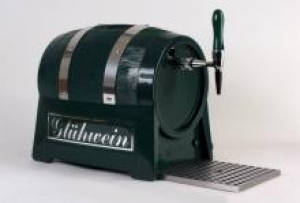 Getränkedurchlauferhitzer 1-leitig 9 kW mit integriertem Luftkompressor, Fassform